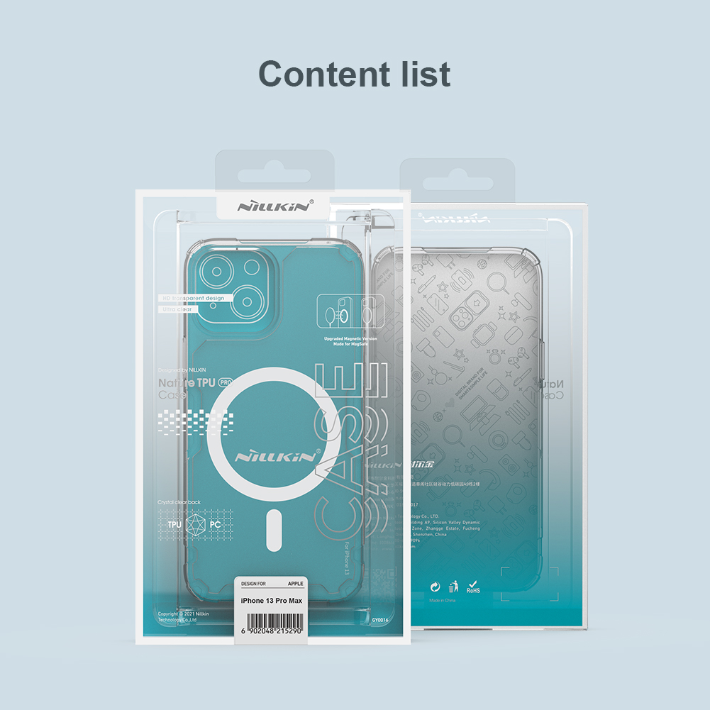 Nillkin-for-iPhone-13-13-Pro--13-Pro-Max-Protective-Case-Support-Magnetic-Charging-with-Airbag-Clear-1912131-16