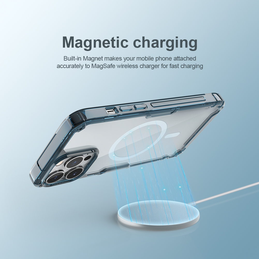 Nillkin-for-iPhone-13-13-Pro--13-Pro-Max-Protective-Case-Support-Magnetic-Charging-with-Airbag-Clear-1912131-3