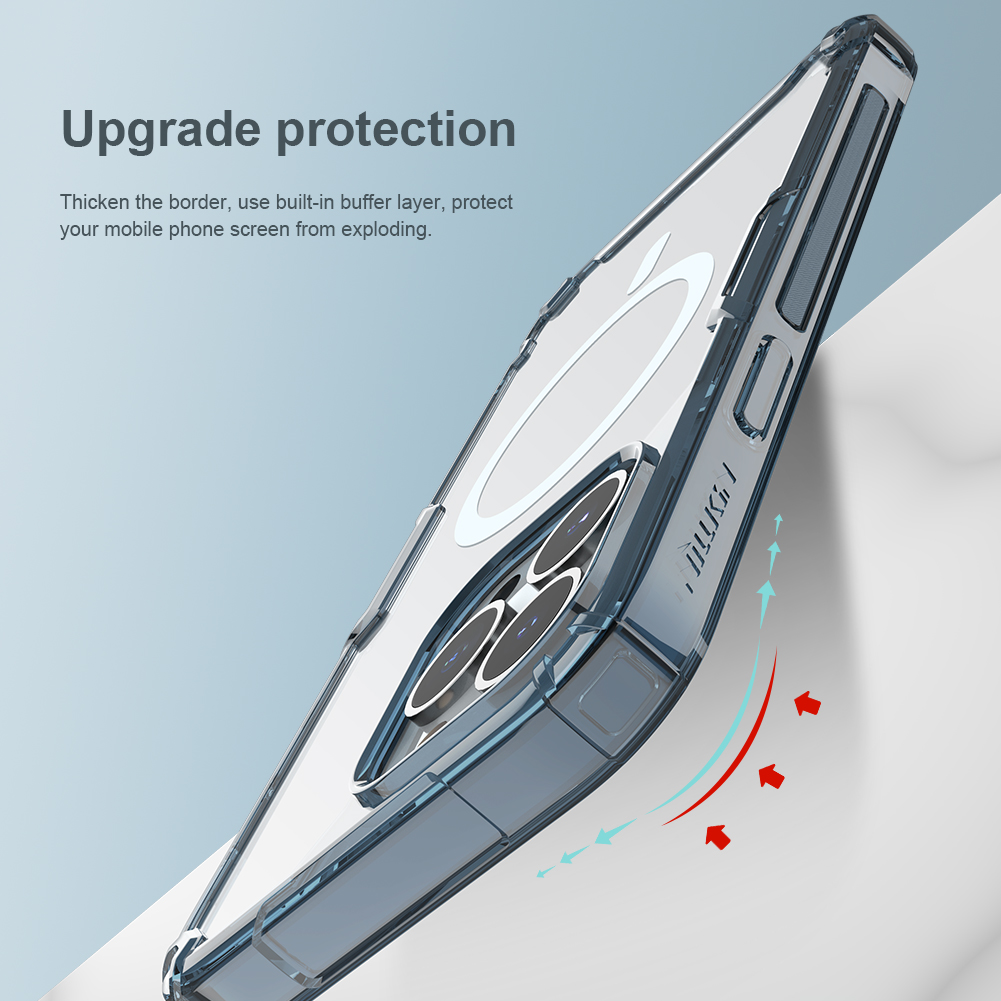 Nillkin-for-iPhone-13-13-Pro--13-Pro-Max-Protective-Case-Support-Magnetic-Charging-with-Airbag-Clear-1912131-7