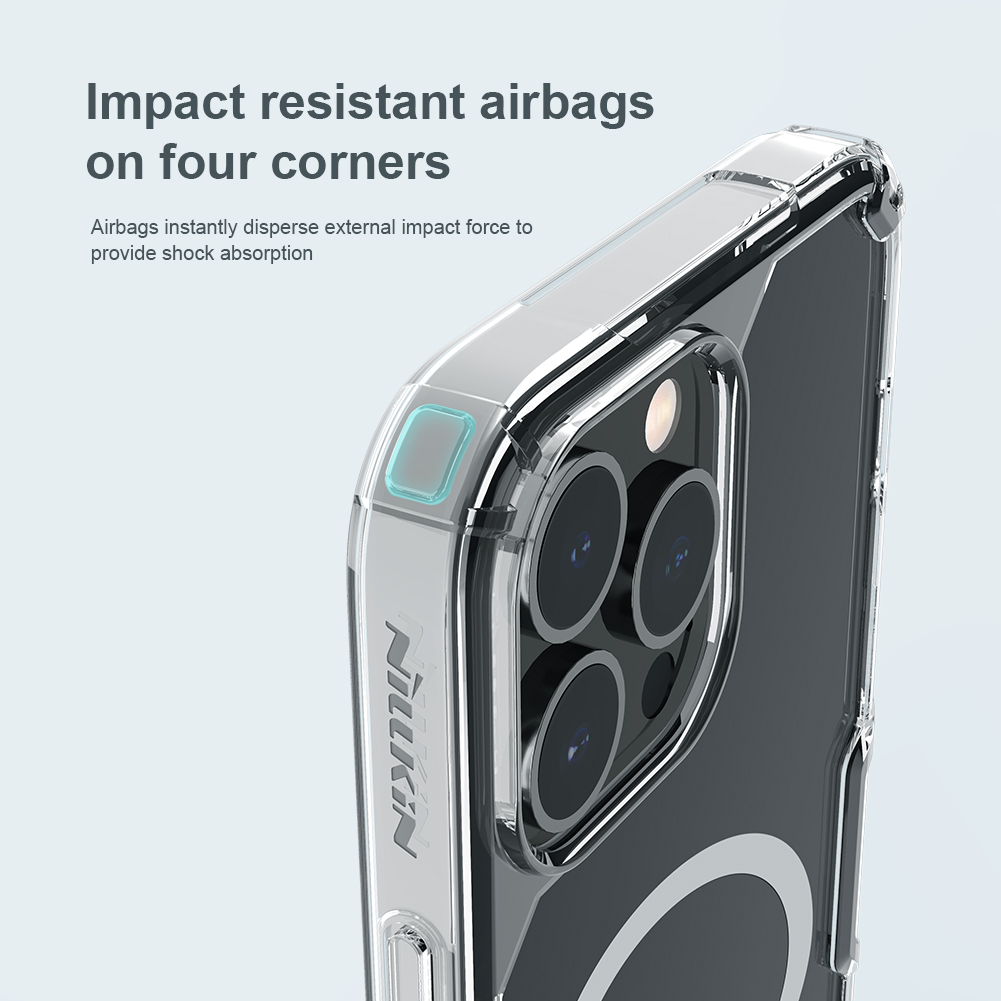 Nillkin-for-iPhone-13-13-Pro--13-Pro-Max-Protective-Case-Support-Magnetic-Charging-with-Airbag-Clear-1912131-8