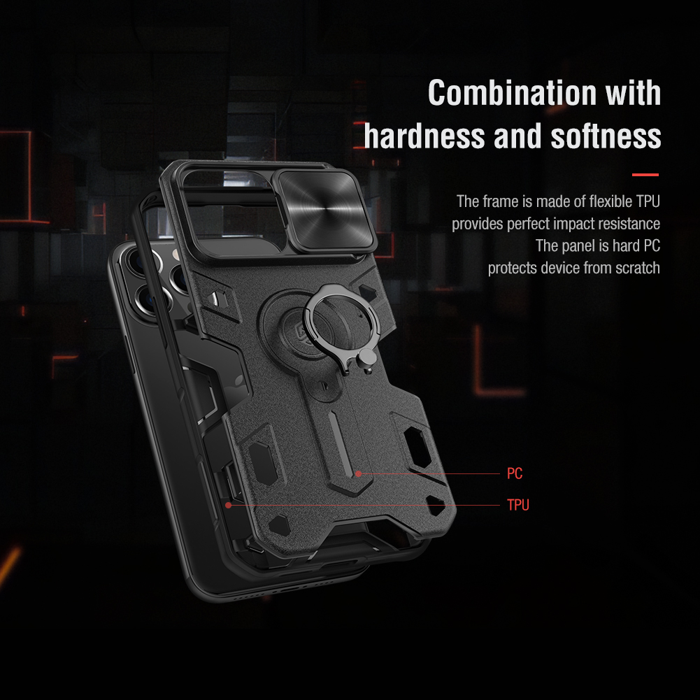 Nillkin-for-iPhone-13-Pro-Protective-Case-Armor-Anti-Peeping-Slide-Lens-Cover-with-Bracket-Anti-Scra-1889650-4