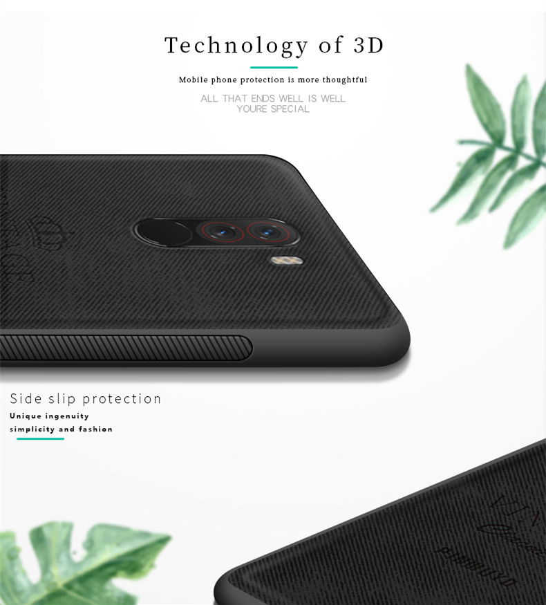 PINWUYO-Fabric-Splice-Soft-Edge-Shockproof-Back-Cover-Protective-Case-for-Xiaomi-Pocophone-F1-Non-or-1424388-6