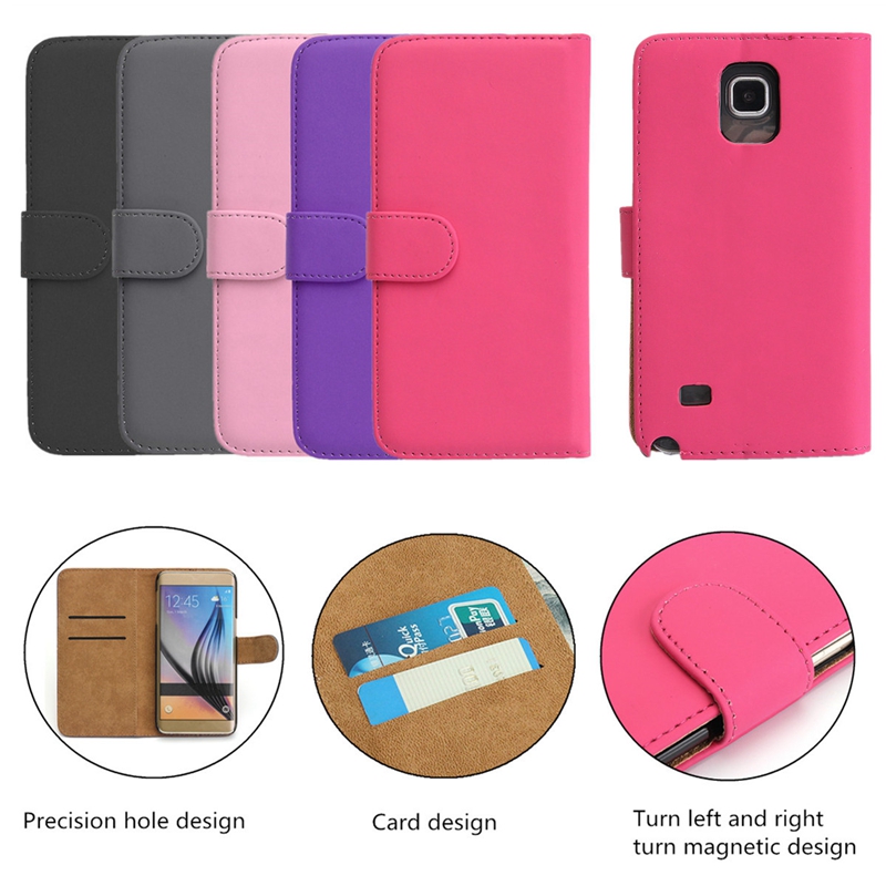 PU-Leather-Flip-Wallet-Card-Slot-Braceket-Case-For-Samsung-Galaxy-Note-4-1137853-2