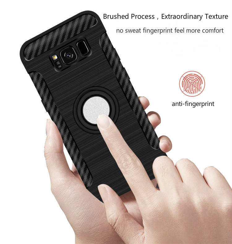 Rotating-Ring-Grip-Holder-Carbon-Fiber-Case-For-Samsung-Galaxy-S8-Plus-1170338-3