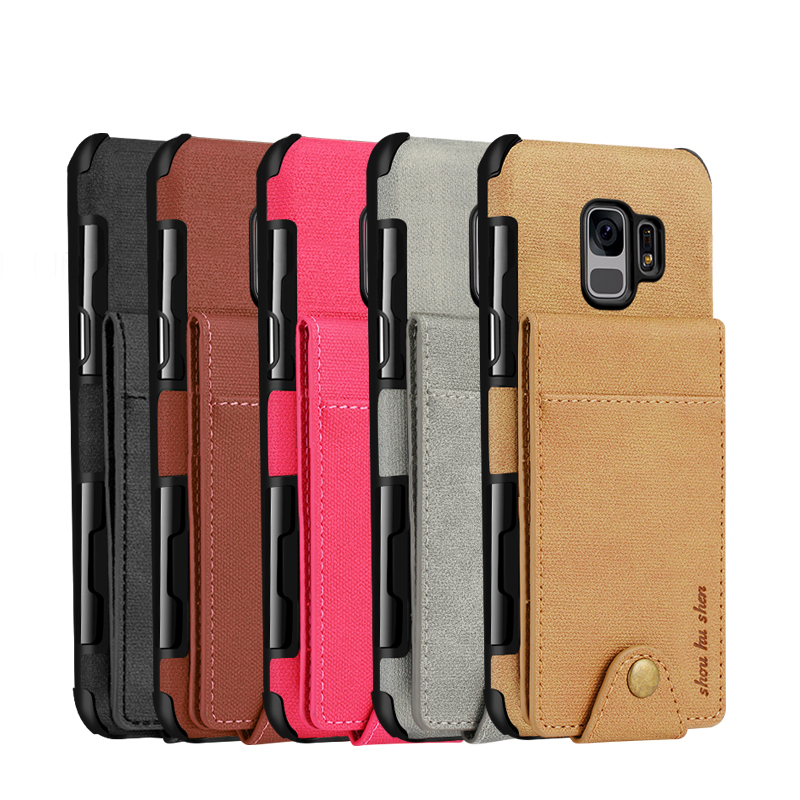 SHS-Linen-Pattern-Multi-card-Slot-Protective-Case-for-Samsung-Galaxy-S9-1276371-1