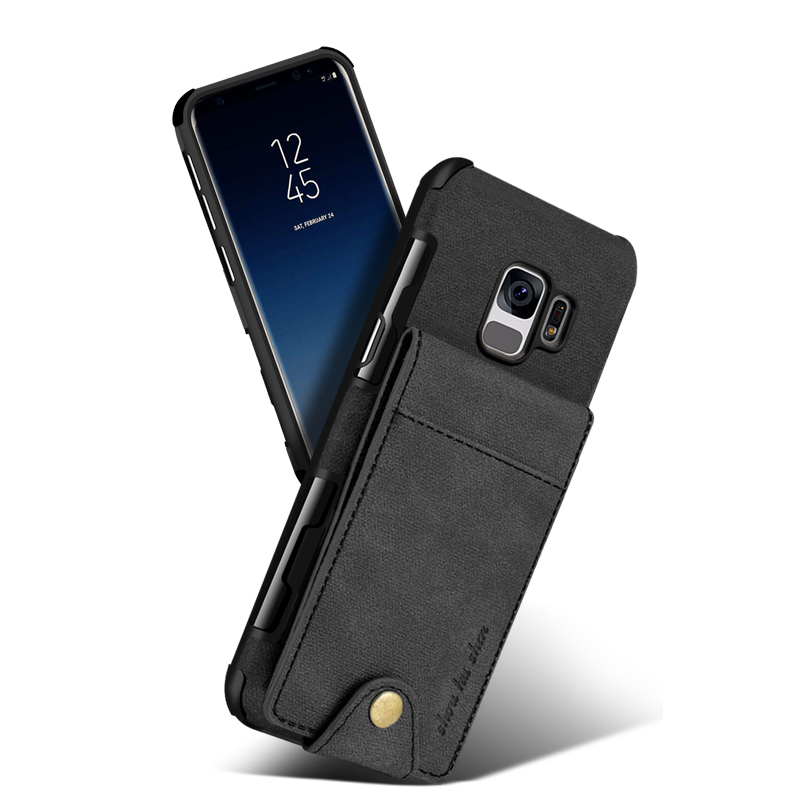 SHS-Linen-Pattern-Multi-card-Slot-Protective-Case-for-Samsung-Galaxy-S9-1276371-2