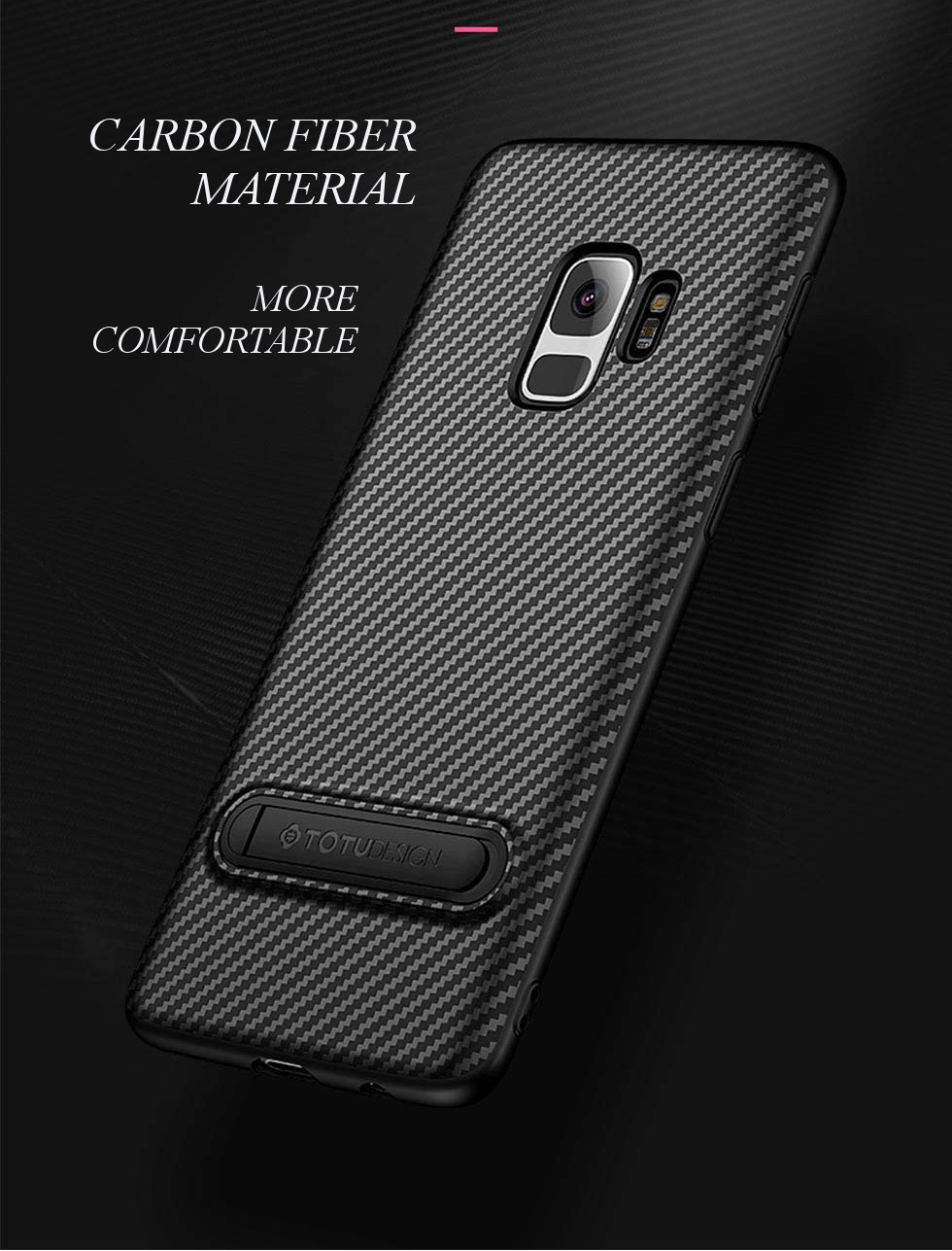 TOTU-Bracket-Carbon-Fiber-Soft-TPU-Protective-Case-for-Samsung-Galaxy-S9-1280822-3