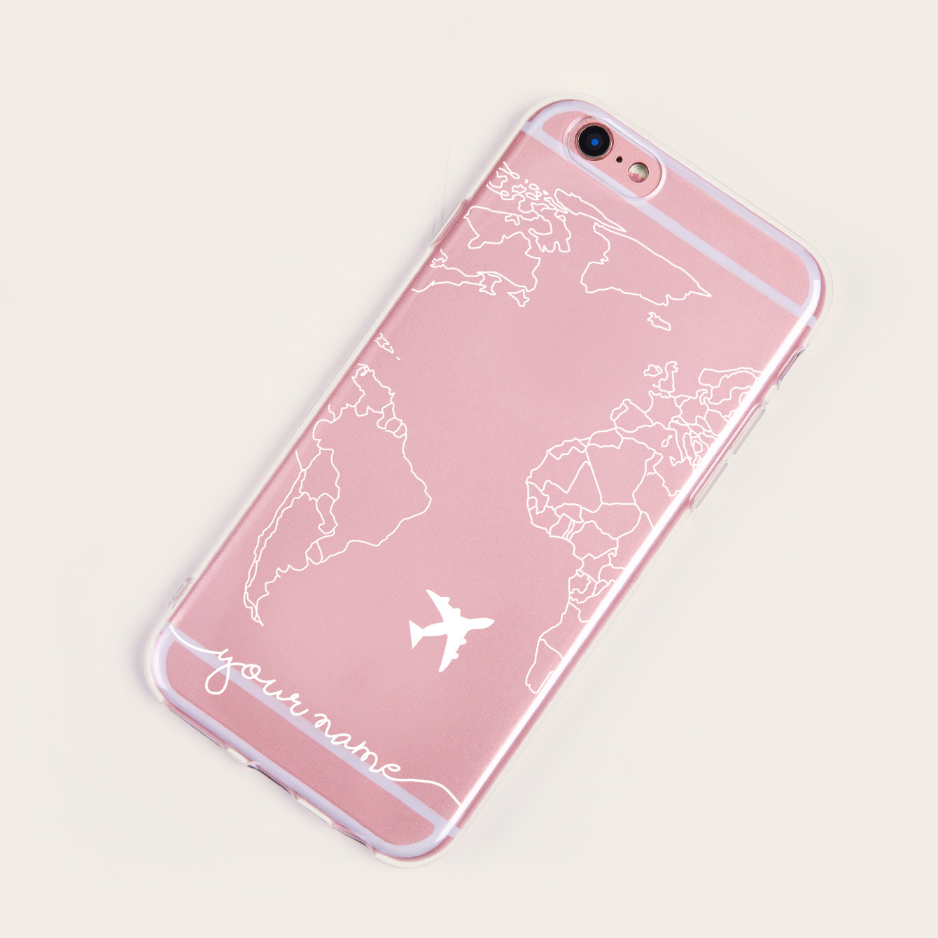Travel-Pattern-Transparent-Non-Yellow-Ultra-Thin-Shockproof-TPU-Protective-Case-Back-Cover-for-iPhon-1491120-2