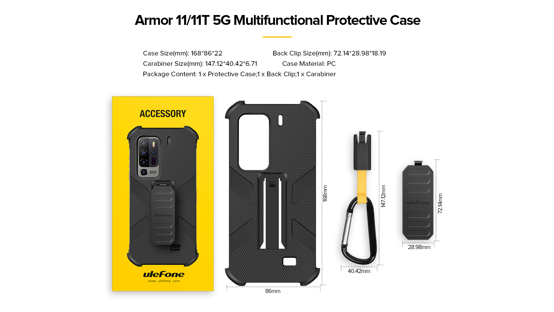 Ulefone-for-Ulefone-Armor-11-5G--Ulefone-Armor-11T-5G-Case-Multifunctional-Amor-Shockproof-Anti-Slip-1819980-5