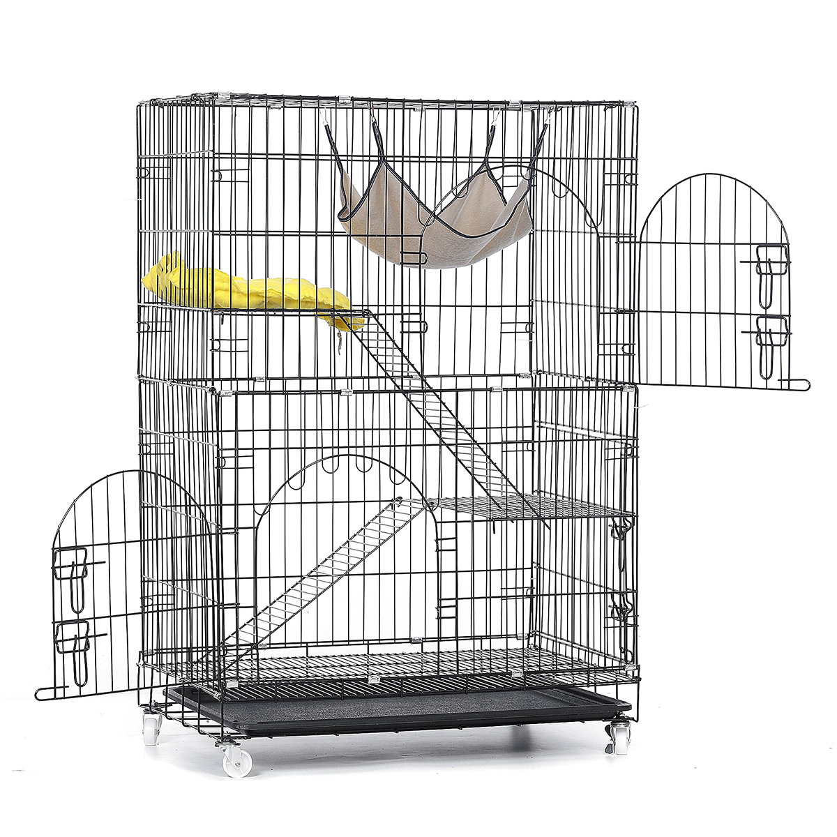 3-Tier-Cat-Cage-Cat-Playpen-Kennel-Crate-Chinchilla-Rat-Box-Cage-Enclosure-with-Ladders-Platforms-Be-1679523-11