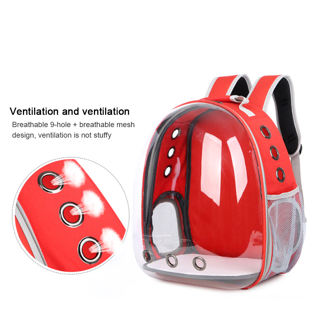 5-Colors-Breathable-Transparent-Pet-Travel-Backpack-Dog-Cat-Carrier-Shoulder-Bag-1441838-3