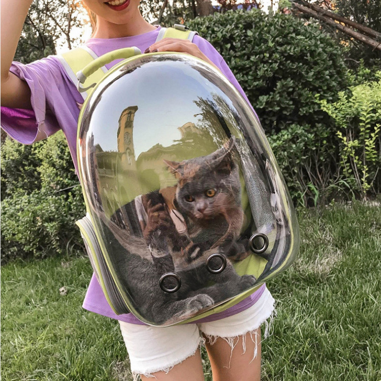 5-Colors-Breathable-Transparent-Pet-Travel-Backpack-Dog-Cat-Carrier-Shoulder-Bag-1441838-9