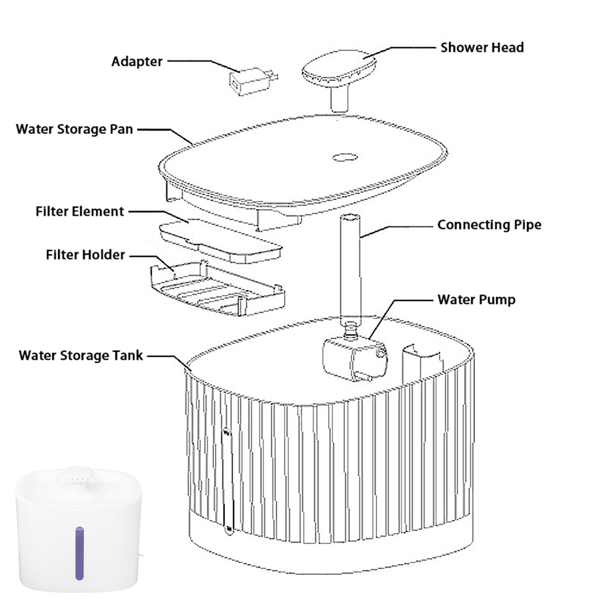 Bakeey-3L-Pet-Drinking-Fountain-LED-Luminous-Visual-Automatic-Drinking-Fountain-Water-Circulation-Do-1794596-7