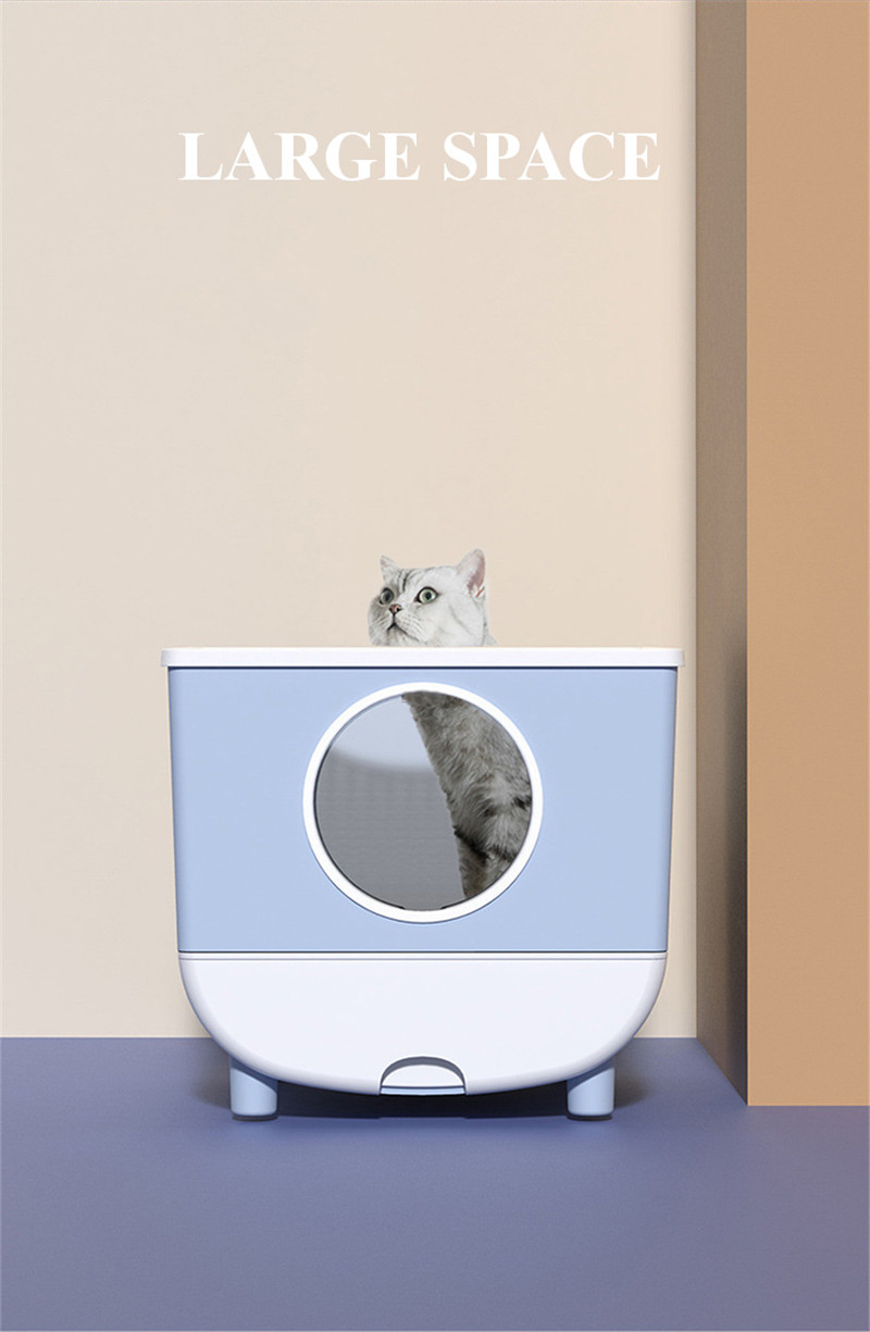 Cat-Litter-Box-Drawer-Design-Bedpen-Fully-Enclosed-Deodorant-Pet-Toilet-for-Cats-Supplies-1937860-3