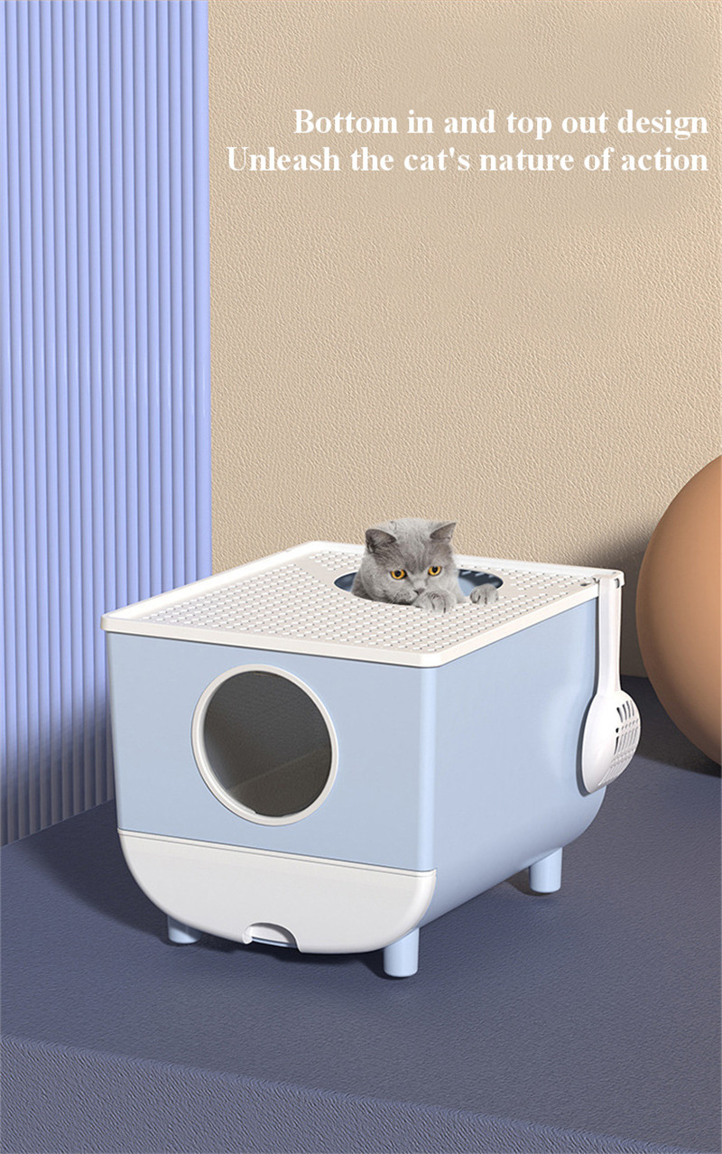 Cat-Litter-Box-Drawer-Design-Bedpen-Fully-Enclosed-Deodorant-Pet-Toilet-for-Cats-Supplies-1937860-4
