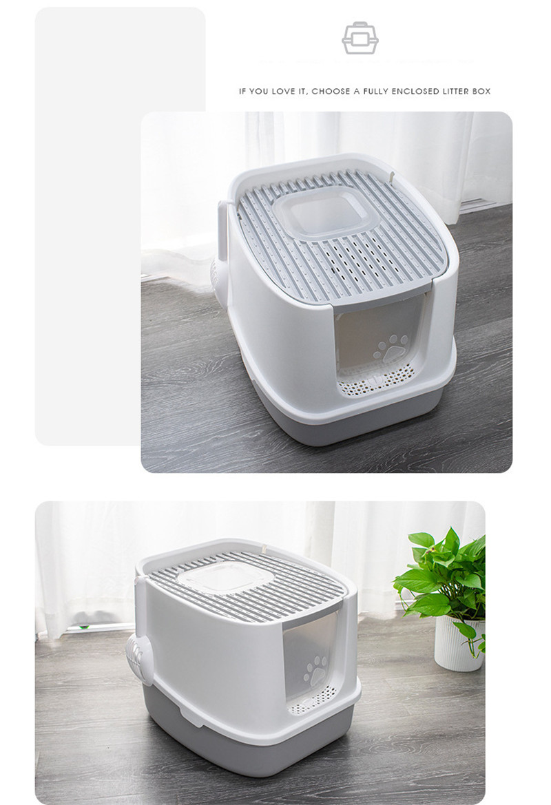 Cat-Litter-Box-Fully-Enclosed-Anti-Splash-Deodorant-Cat-Toilet-For-Cats-Two-Way-with-Shovel-High-Cap-1937865-3