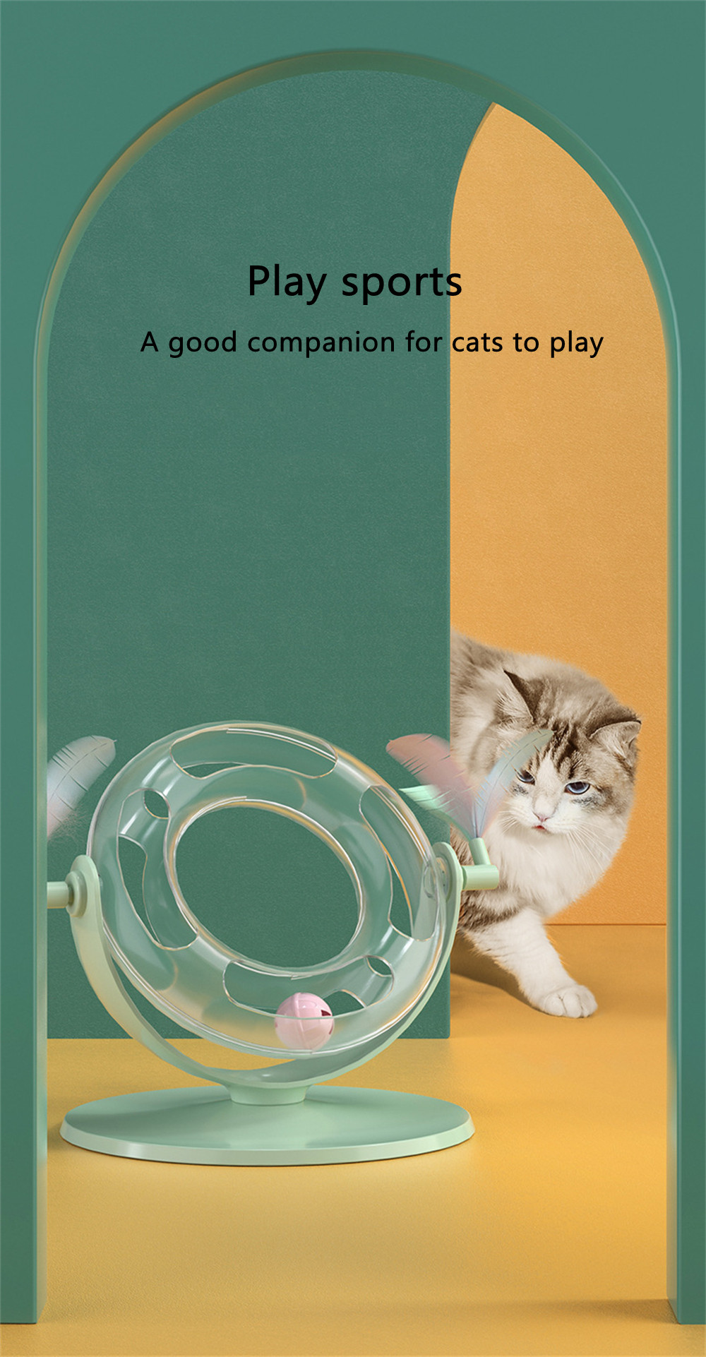 Cat-Roller-Coaster-Toy-Interactive-Round-Shape-Toy-360deg-Rotation-Toy-with-Ringing-Bell-Non-slip-De-1904465-2