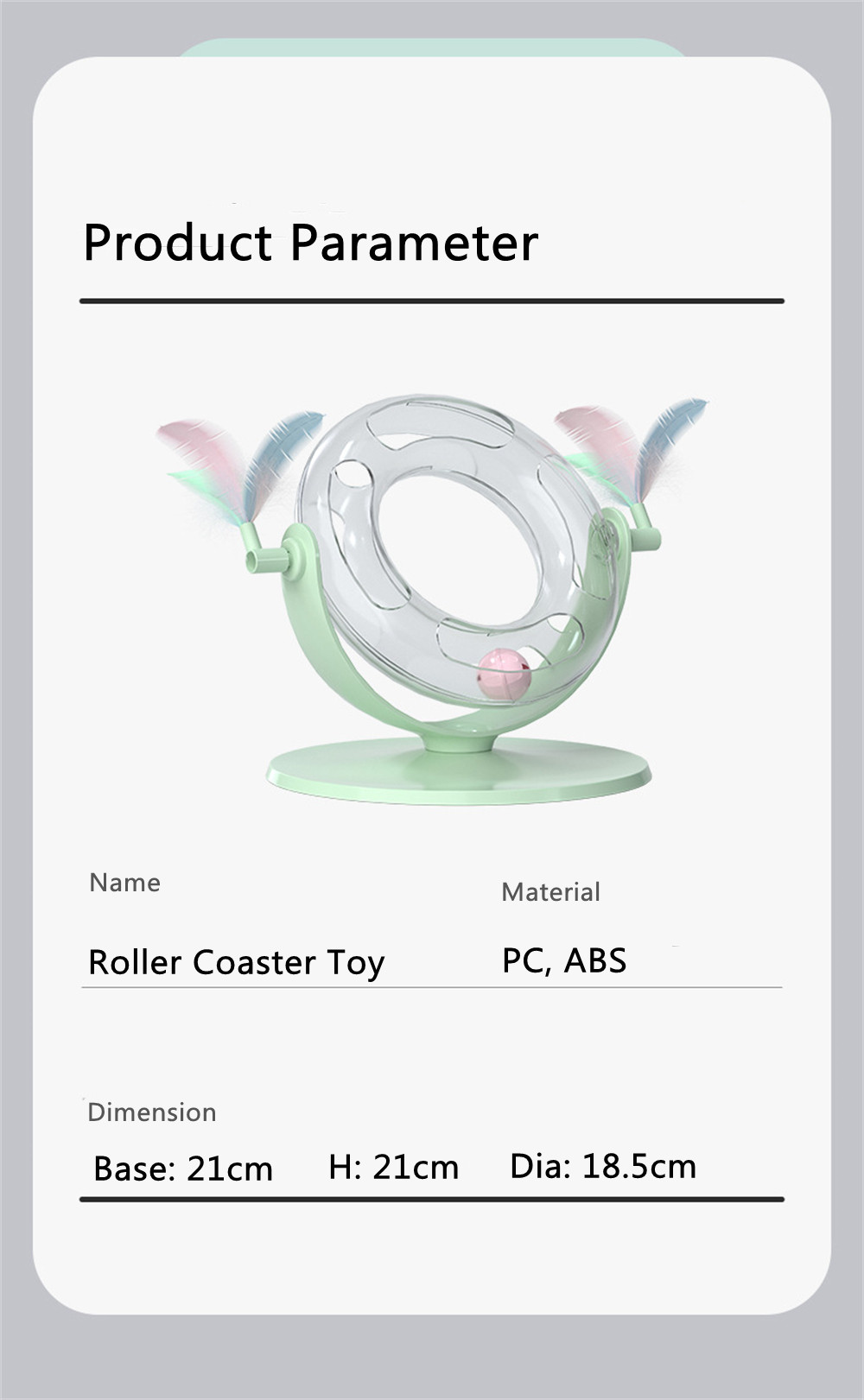 Cat-Roller-Coaster-Toy-Interactive-Round-Shape-Toy-360deg-Rotation-Toy-with-Ringing-Bell-Non-slip-De-1904465-7
