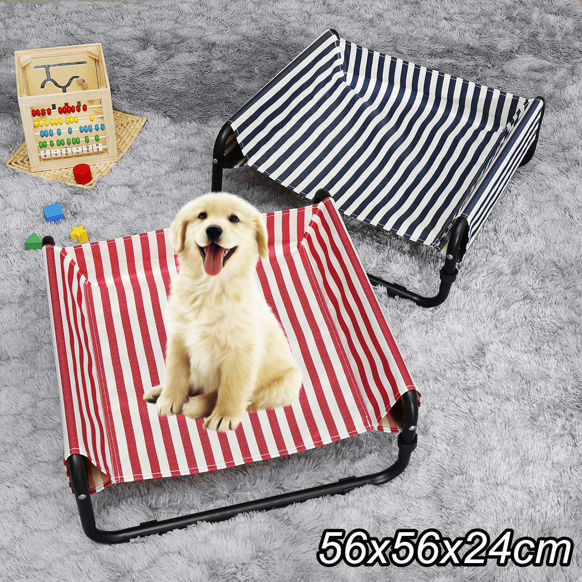 Elevated-Dog-Pet-Bed-Folding-Portable-Waterproof-Outdoor-Raised-Camping-Basket-1631385-2