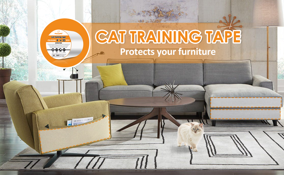 Focuspet-Pet-Scratch-Tape-Deterrent-4quot-x-33-Yards-33-Wider-Furniture-Protectors-from-Cats-Cat-Tra-1959714-3