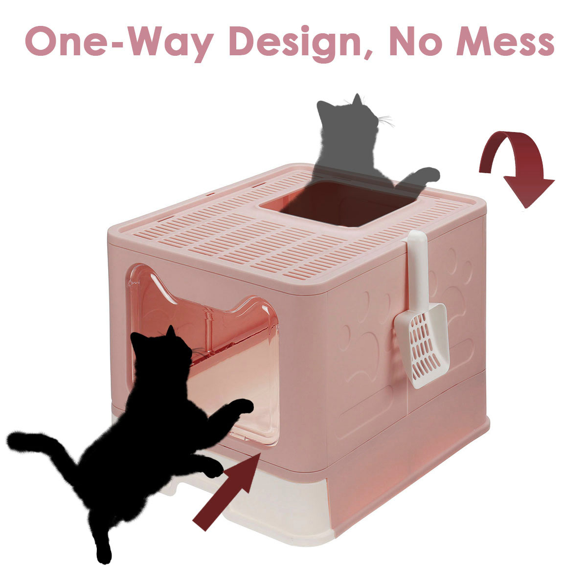 Hooded-Cat-Litter-Box-Enclosed-Large-Kitty-Toilet-Litter-Scoop-With-shovel-Foldable-Tray-Disassemble-1958677-4