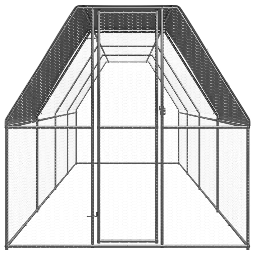 Outdoor-Chicken-Cage-66x262x66-Galvanized-Steel-1971257-2