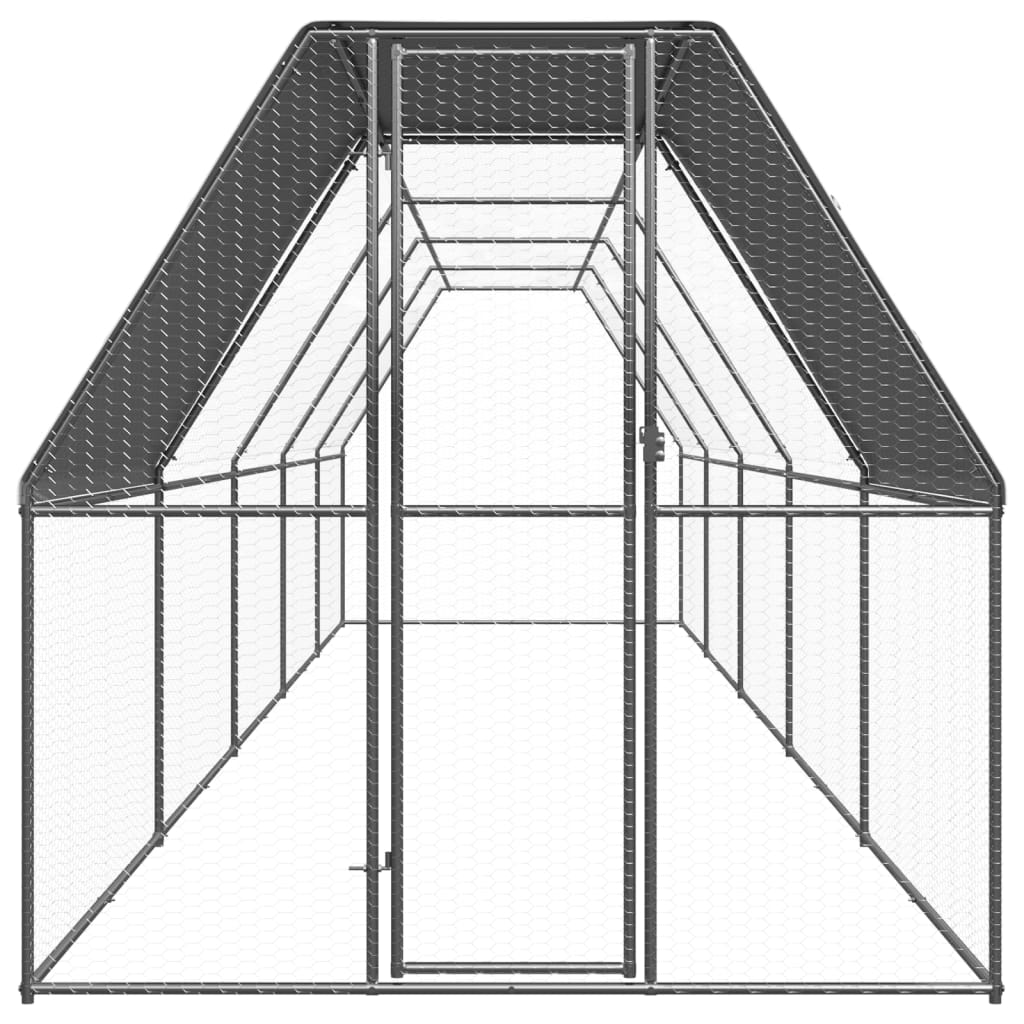 Outdoor-Chicken-Cage-66x328x66-Galvanized-Steel-1971256-4
