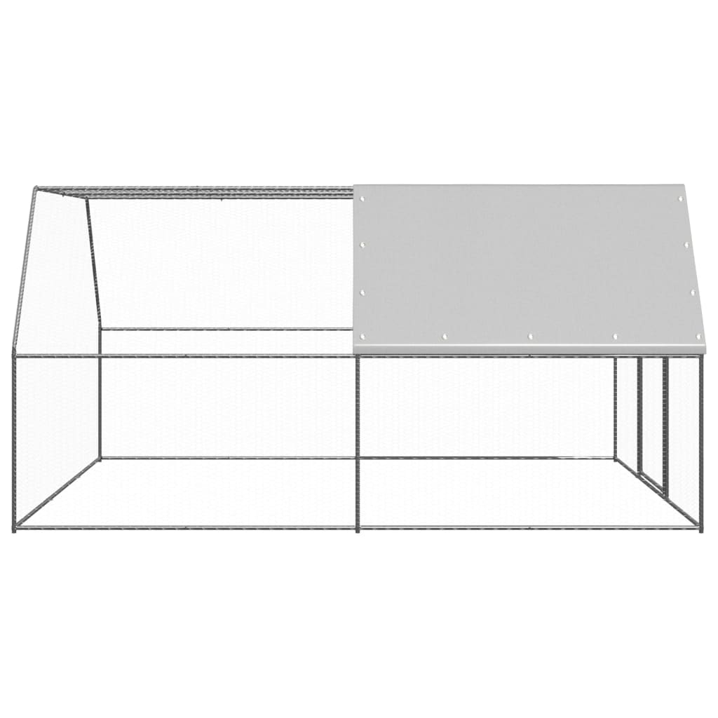 Outdoor-Chicken-Cage-98x131x66-Galvanized-Steel-1971254-4