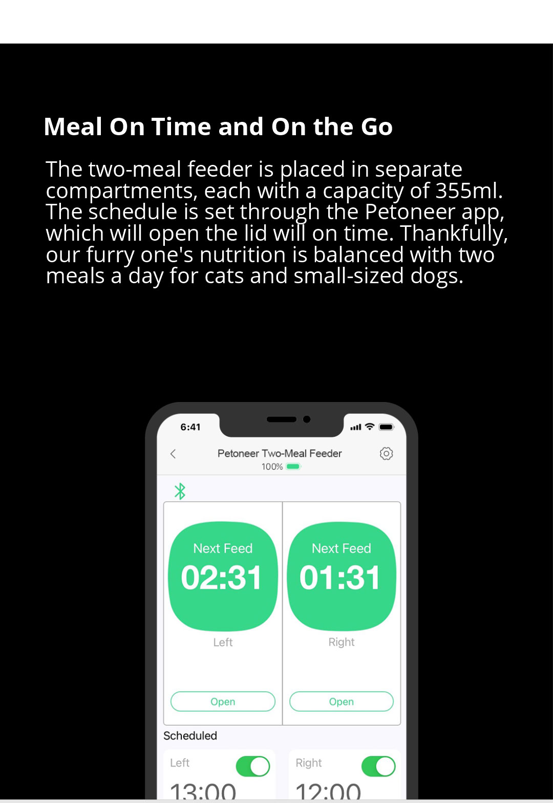 Petoneer-PF003-Two-Meal-Pet-Feeder-Smart-Puppy-Intelligent-Dog-Supplies-Separable-Cat-Double-Bowls-T-1958291-7