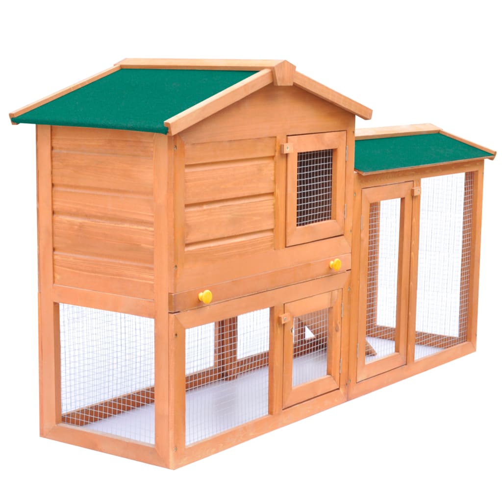 Rabbit-Hutch-551quotx181quotx335quot-Solid-Pine-Wood-1971289-5