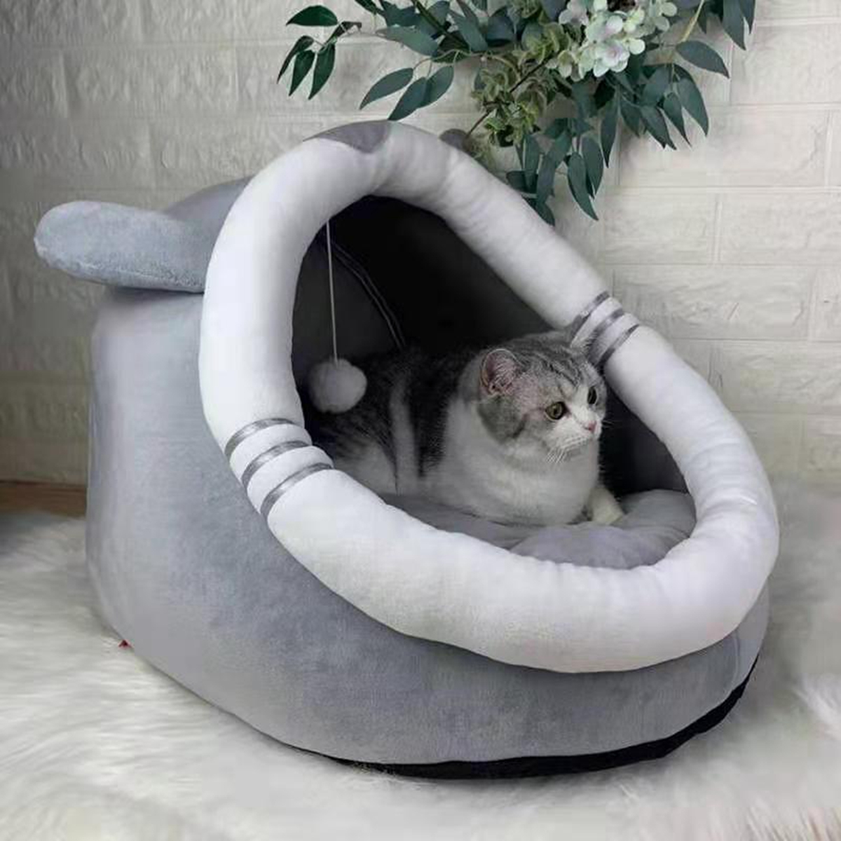 SML-Winter-Warm-Washable-Round-Soft-Pet-Warm-Mat-Sleeping-Bed-Mat-Comfortable-Cotton-Velvet-Round-De-1904876-5