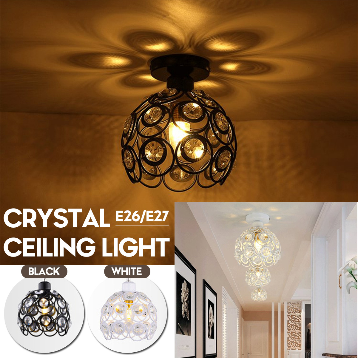 110-240V-BlackWhite-Mini-Chandelier-Crystal-Modern-Industrial-Semi-Flush-Mount-Ceiling-Light-Fixture-1797065-1