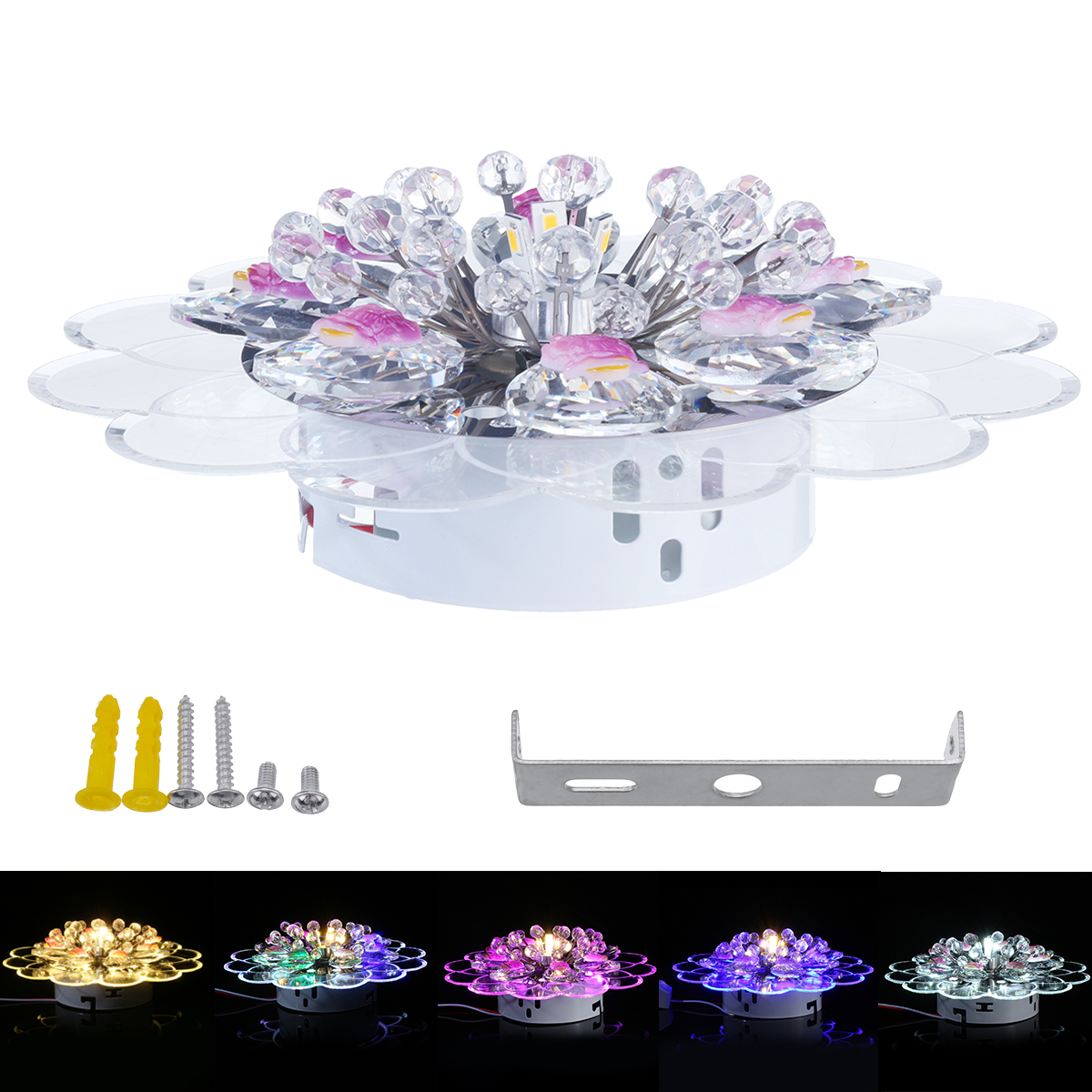 110V-220V-Crystal-LED-Ceiling-Light-Fixture-Hallway-Pendant-Lamp-Chandelier-Home-1698733-1