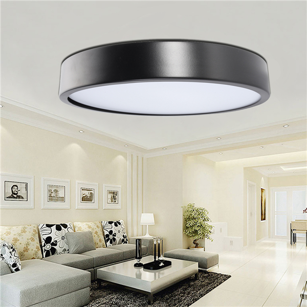 12W-18W-24W-5CM-WarmCold-White-LED-Ceiling-Light-Black-Mount-Fixture-for-Home-Bedroom-Living-Room-1240267-1