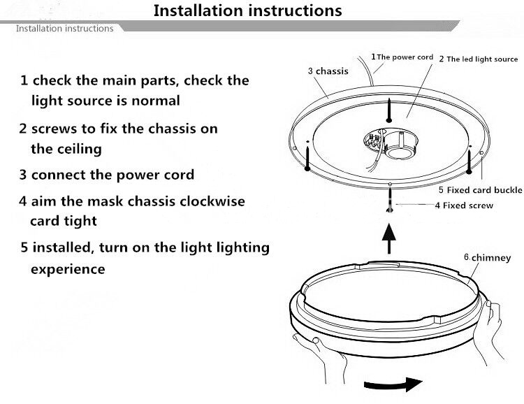 184050W-LED-Ceiling-Lights-Panel-Down-Round-Kitchen-Bathroom-Room-Wall-Lamp-1670449-2