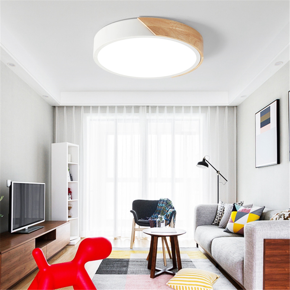 18W-Ultra-thin-Ceiling-Light-Colorful-Round-Acrylic-LED-Wood-Room-Ceiling-Lamp-1439217-4