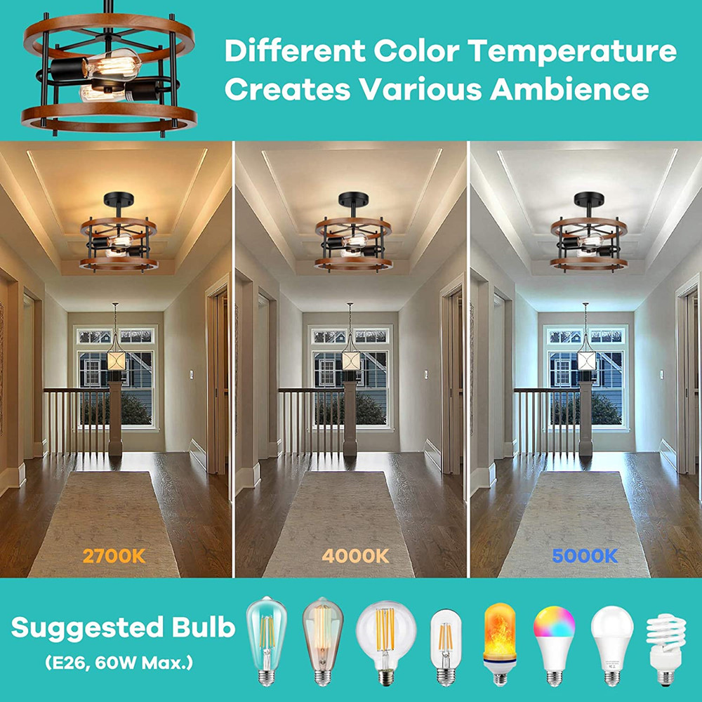 2-Light-Retro-Semi-Flush-Mount-Ceiling-Light-Fixture-Rustic-Vintage-Wood-Ceiling-Light-Industrial-Fa-1841344-3