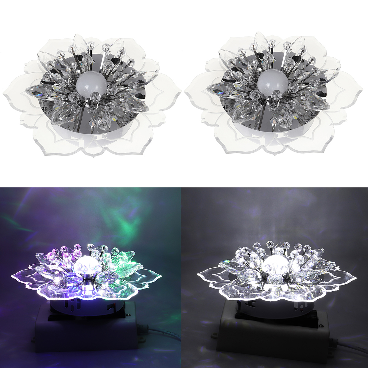 220V-5W-20CM-Modern-LED-Ceiling-Light-Hallway-Aisle-Bedroom-Crystal-Lamp-Indoor-Lighting-1736602-4