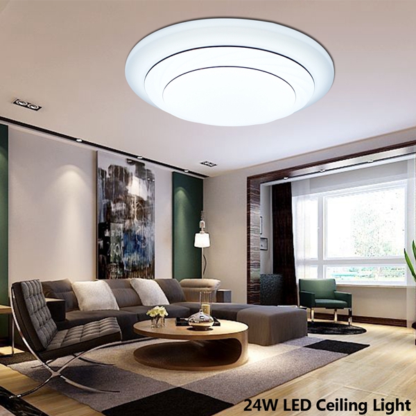 24W-1900lm-LED-Ceiling-Light-Surface-Mount-Round-Panel-Lamp-Bedroom-Living-Room-85-265V-1385081-3