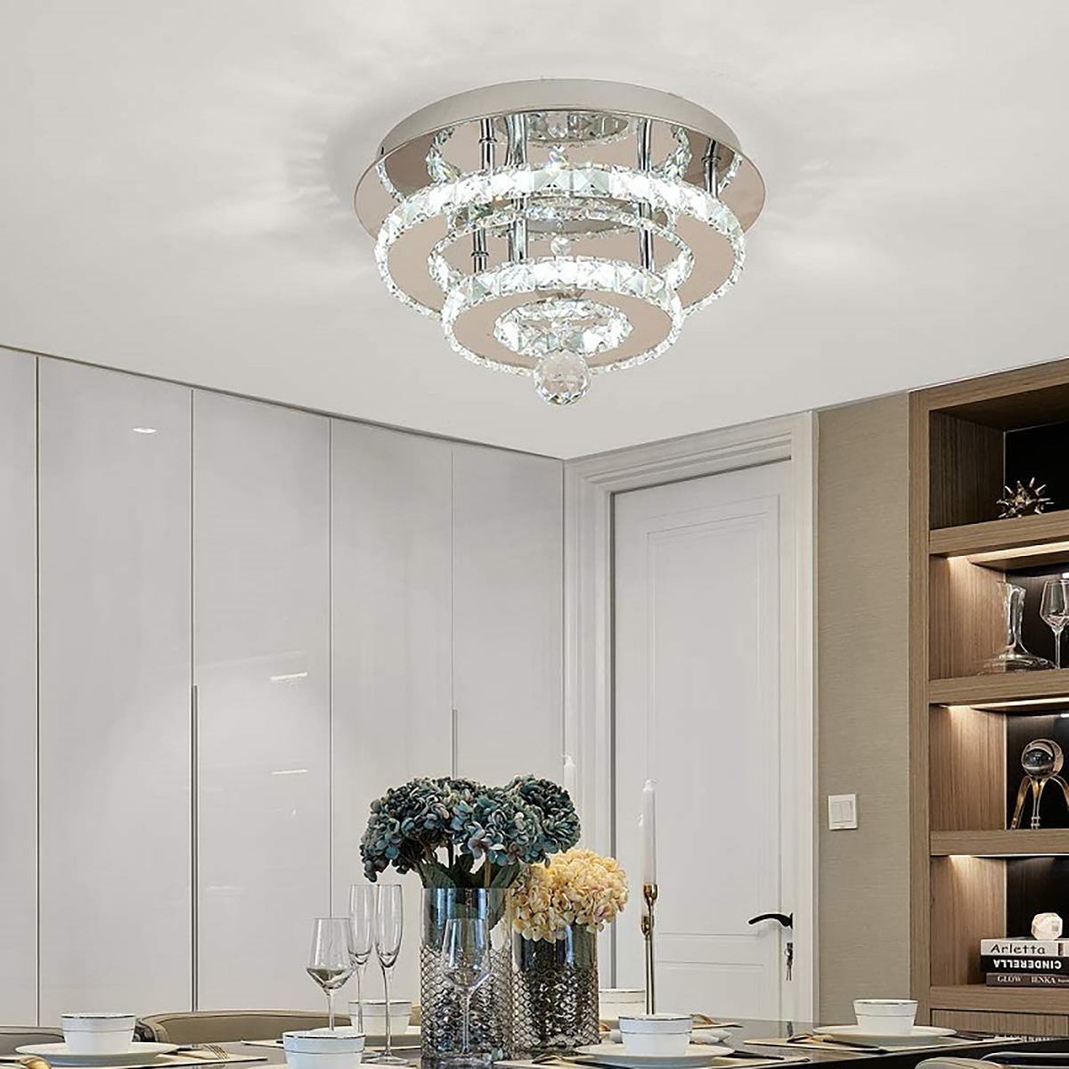 24W48W-Chandelier-Crystal-Stepless-Dimming-LED-Round-Ceiling-Light-Remote-Control-Fixture-Decor-AC10-1770825-4