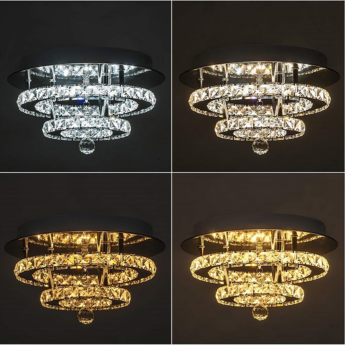 24W48W-Chandelier-Crystal-Stepless-Dimming-LED-Round-Ceiling-Light-Remote-Control-Fixture-Decor-AC10-1770825-5