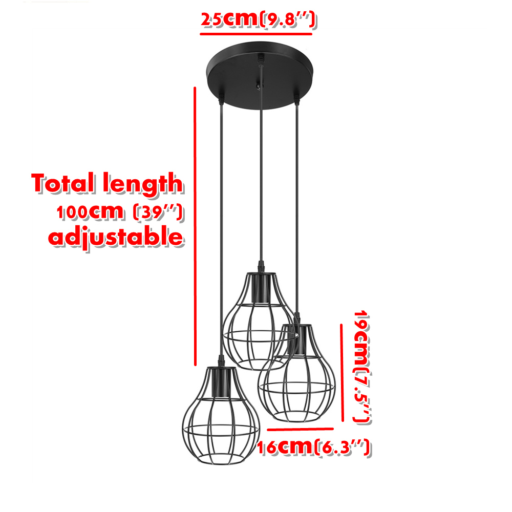 3-Lights-Industrial-Pendant-Lighting-Ceiling-Metal-Vintage-Hanging-Retro-Lamp-Without-Bulb-1710143-7