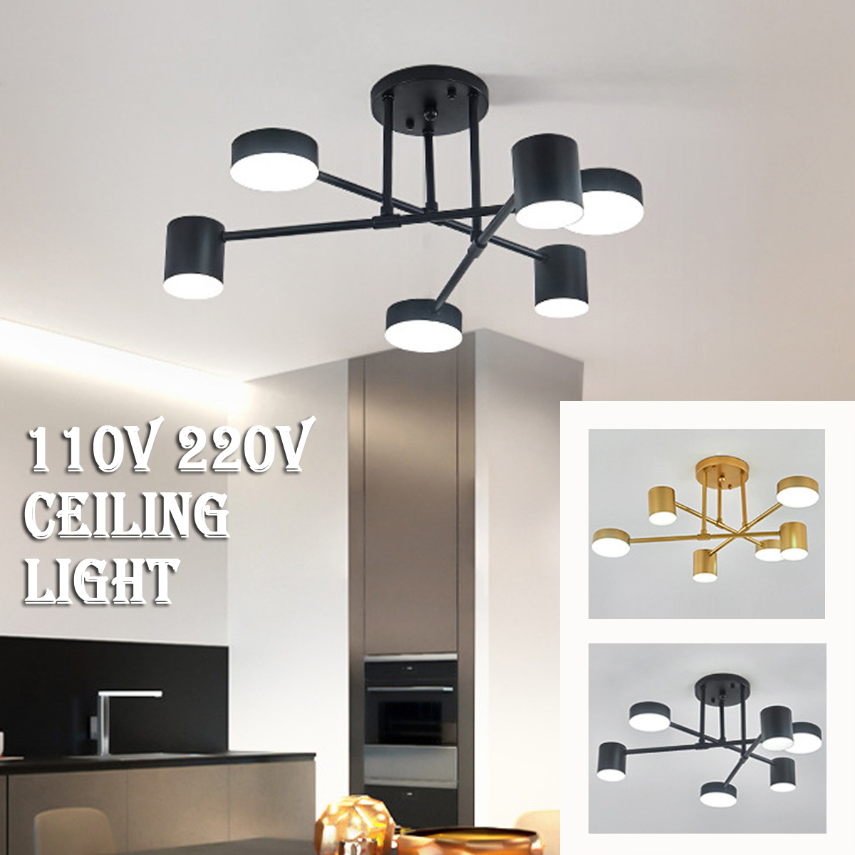 33W-6-Head-Modern-LED-Ceiling-Light-Home-Office-Acrylic-Lampshade-Lamp-110V220V-1621496-1