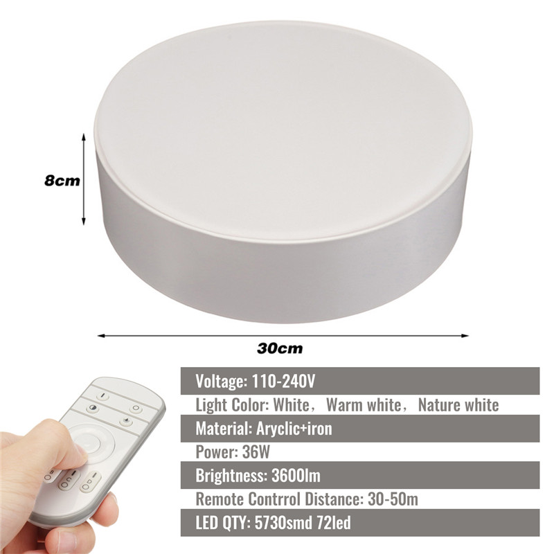 36W-LED-Ceiling-Down-Light-3600LM-Flush-Mount-Kitchen-Bedroom-Lamp-AC110-240V-1403428-3