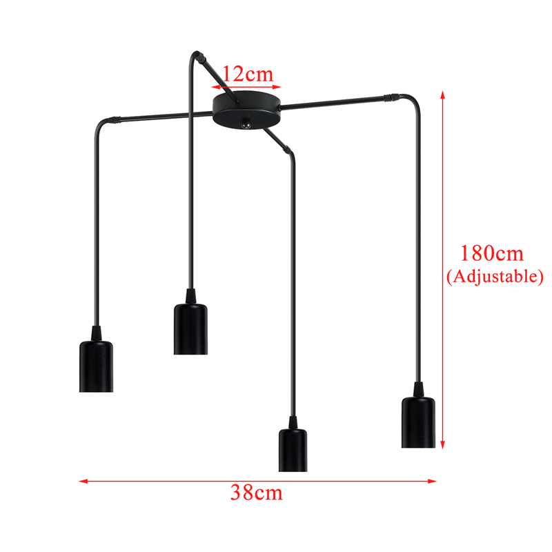 4-Heads-E27-Modern-LED-Chandelier-Adjustable-Pendant-Lamp-Ceiling-Light-Bulb-1628859-4