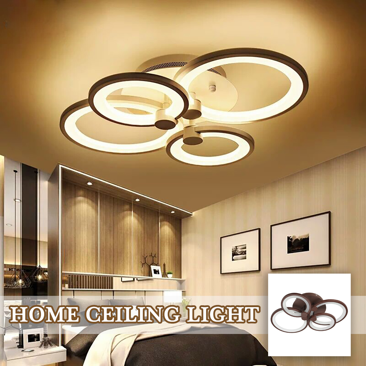 4-Heads-LED-Ceiling-Light-Pendant-Lamp-Hallway-Dimmable-Remote-Control-Fixture-1675210-1