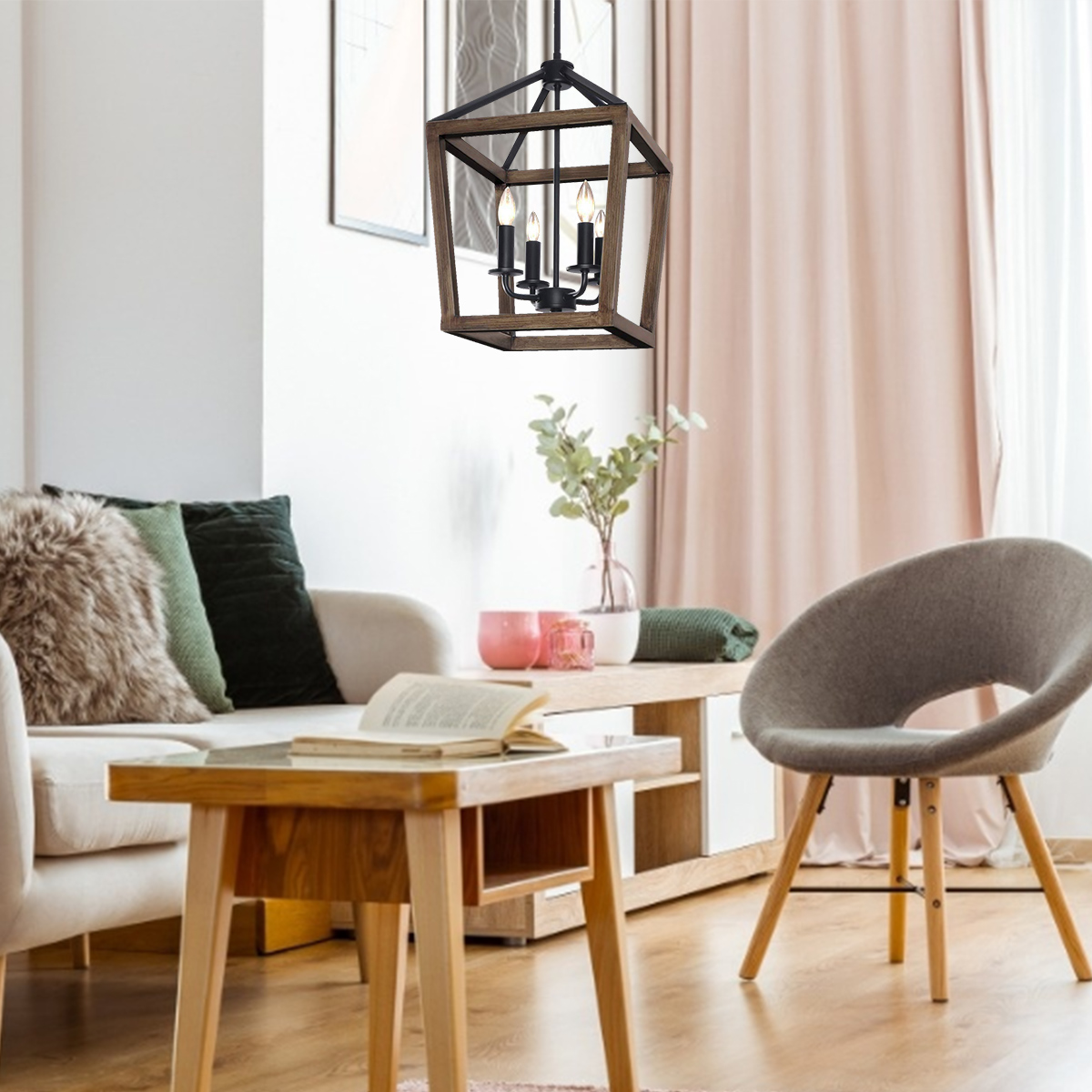 4-Light-Chandelier-Rustic-Metal-Pendant-Light-Adjustable-Height-Square-Pendant-Ceiling-Hanging-Light-1720701-8