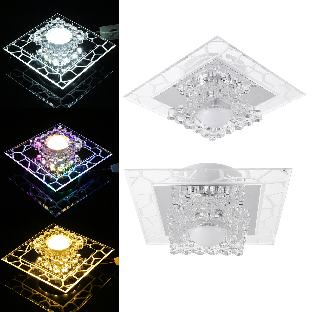 5W-220V-18cm-Bright-Crystal-LED-Ceiling-Lights-Fixture-Pendant-Aisle-Hallway-Lamps-1697166-1