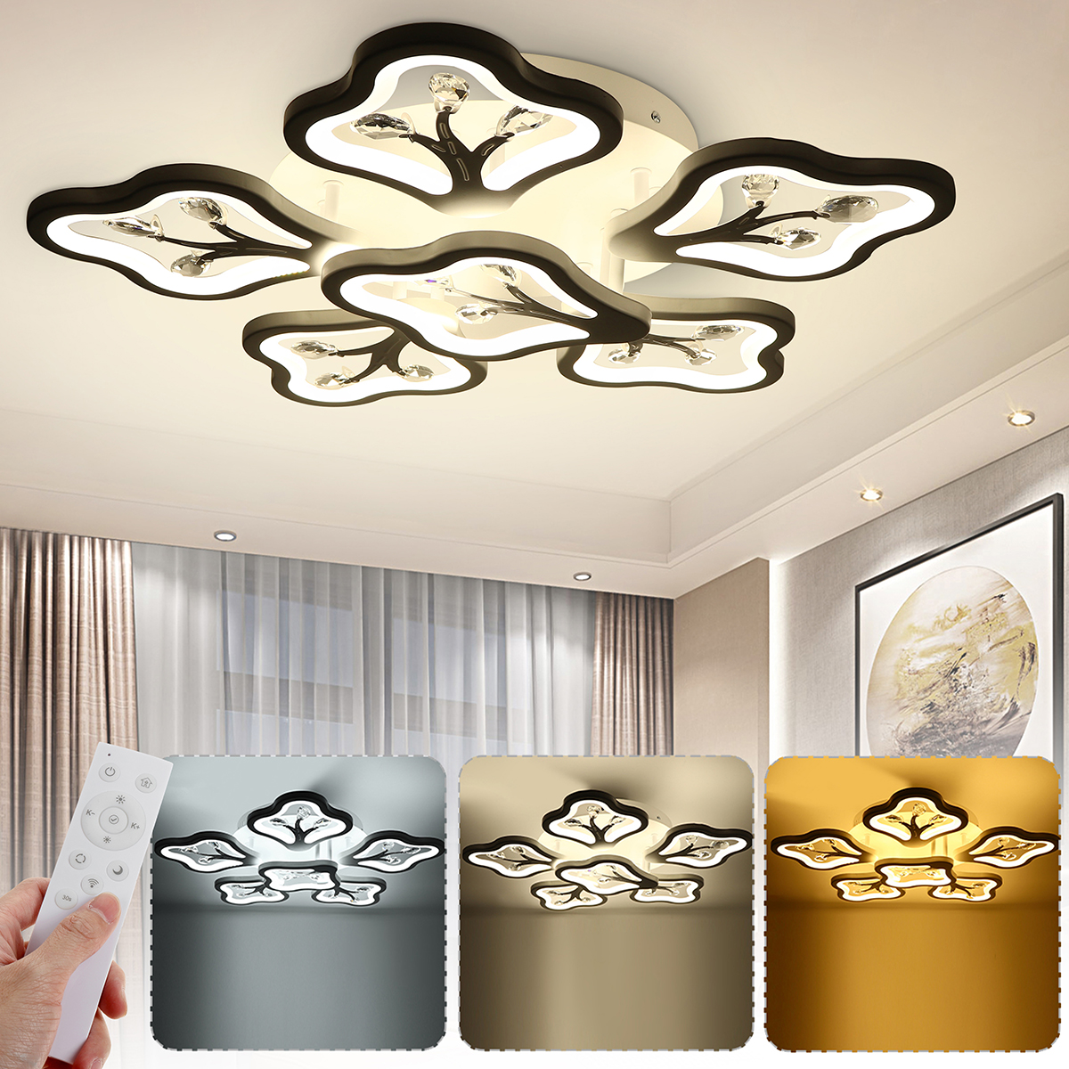 720LED-Post-Modern-Ceiling-Lamp-Remote-Control-Living-Room-Bedroom-Kitchen-1698271-5
