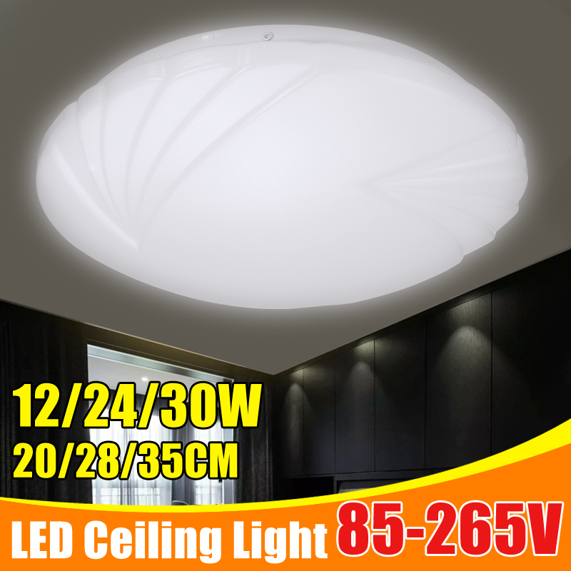 85-265V-14quot-30W-LED-Ceiling-Light-Ultra-Thin-Flush-Mount-Round-Home-Fixture-Lamp-1698280-1